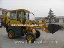 8260kg Wheel Backhoe Loader With Cummins Engine 0.9cbm Bucket