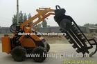 Railway / Ports 300kg Front Mini Skid Steer Loader With Trencher