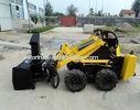 Railway 0.3t Mini Skid Steer Loader Hydraulic With Snow Blower