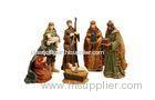 OEM Holy Nativity Religious Figurines , Hand Painted Biblical Religious Character Model