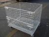 Foldable Warehouse Cage Warehouse Storage Containers With Galvanized