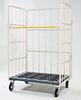 Warehouse Storage Equipment 500kg Wire Mesh Storage Cage For Supermarket