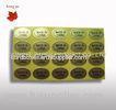 Custom Sticker Labels , Silver Waterproof Adhesive Sticker Label