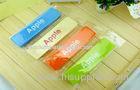 Cute Office Stationery Items , Blue / Red / Yellow Plastic Colorful Pencil Case For Work