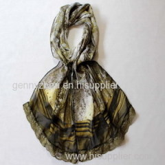 Fashion Polyester lace scarf