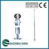 Inner suspended tubular Aluminum alloy gin pole