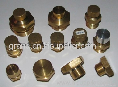 Brass air vent plugs