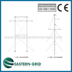 Emergency restoration aluminum alloy tower