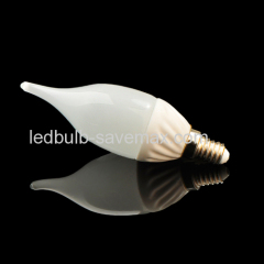 3.5W E14 LED flame tip candle bulb