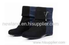 2013 splicing PU lady boots within increasing height