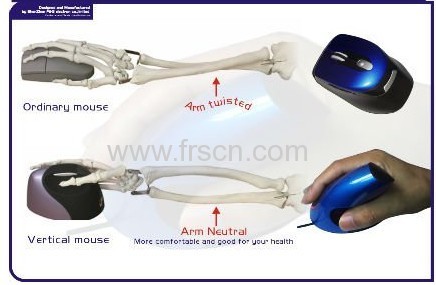 ergonomic vertical 5d wireless rechargeable mouse