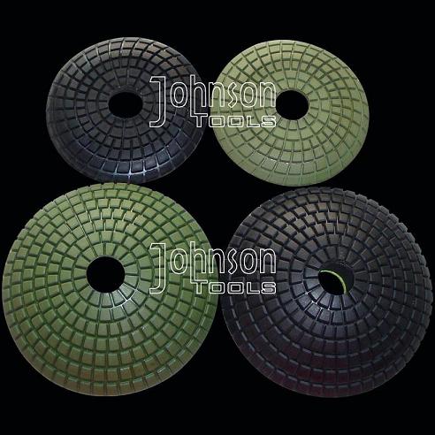 Diamond convex polishing pad