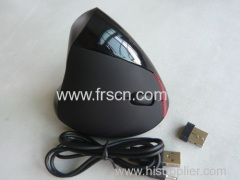 ergonomic vertical 5d wireless rechargeable mouse