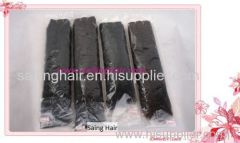 Top quality body wave natural color hair weft