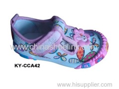 Children Canvas shoes with injection sole (KY-CCA 042)