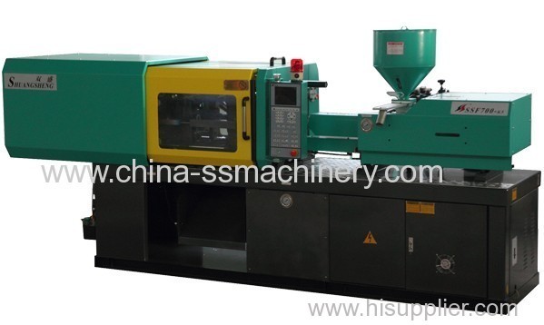 Where are the dangerous areas on injection molding machines