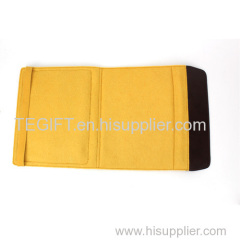 felt bags leather & felt case For iPadmini, for iPad mini felt Sleeve, for mini iPad Bag Custom Made for iPadmini