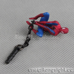 Spider Man Earphone Dustproof Plug for iphone/ipad/mp3/etc