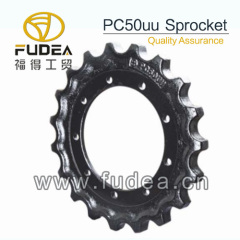 Komatsu PC50UU excavator roller chain sprocket