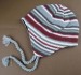 STRIPE CHILDREN HAT WITH EARFLAP AND LINING