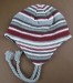 STRIPE CHILDREN HAT WITH EARFLAP AND LINING