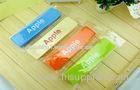 Cute Office Stationery Items , Blue / Red / Yellow Plastic Colorful Pencil Case For Work