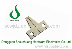 Chip inductor coil wedling heads