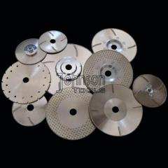 Electroplated diamond tool: saw blade