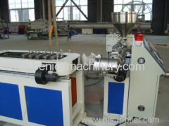 PVC single wall corrugated pipe production line