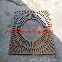 cast iron tree grate for tee protection and decoration