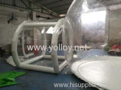 clear inflatable lawn bubble tent for outdoor camping