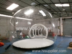 clear inflatable lawn bubble tent for outdoor camping