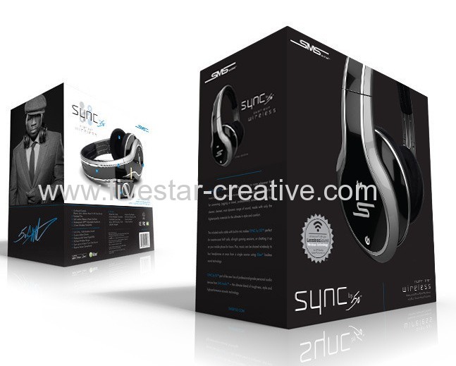 Cheap SMS Audio Street by 50 Cent SYNC Wireless Earphone Headphones Silver