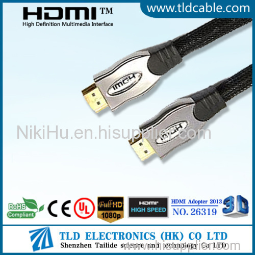 Certificate HDMI Cable With Metal Shell 1080p 1M