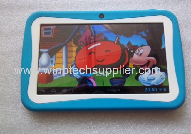  7 inch800x480 1024*600pix Android 4.1 Kids Tablet PC Customized For Children Study SoftwareProvide Multi-language 