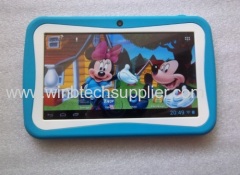 kid tab and children tablet pc 7inch 800x480 wifi dual camera educational software super good gift for child