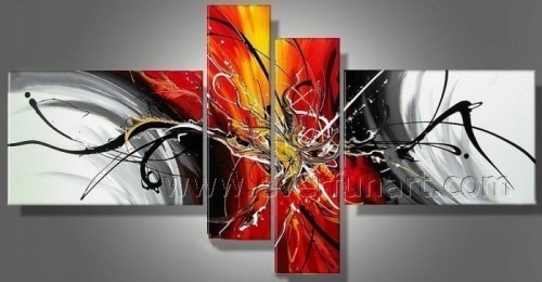Home Decoration Ready to Hang Abstract Oil Painting