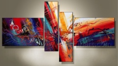 Home Decoration Ready to Hang Abstract Oil Painting