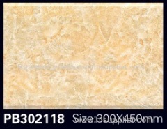 300*450mm Ink-jet Bathroom Glazed Ceramic Wall Tile