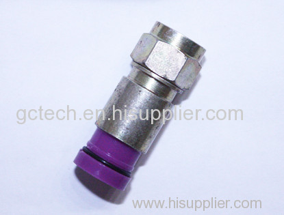 F male comperssion connector F.C.005 for RG59,RG6 cable