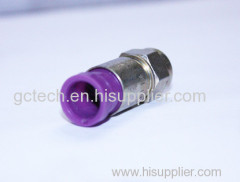 F male comperssion connector F.C.005 for RG59,RG6 cable