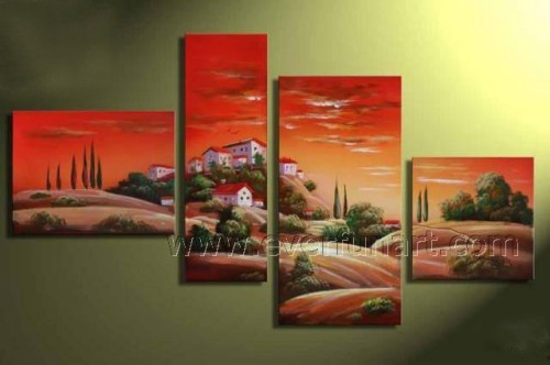 Modern Landscape Canvas Artwork Home Decoration (LA4-039)