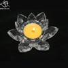 tea candle holder top grade crystal lotus flower candle holder DV-S05