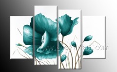 Canvas Floral Art Oil Painting Home Decoration (FL4-100)