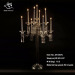 crystal candelabra for wedding table centerpiece DV-057C