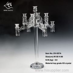 crystal candelabra for wedding table centerpiece DV-057C