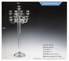 crystal candelabrum candelabra candle holder for wedding DV-001