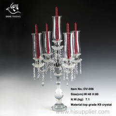 crystal candlestick for home decoration for wedding DV-056