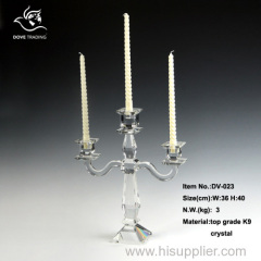 crystal candlestick for home decoration DV-023