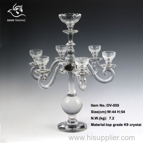 crystal candlestick for home decoration for wedding DV-055